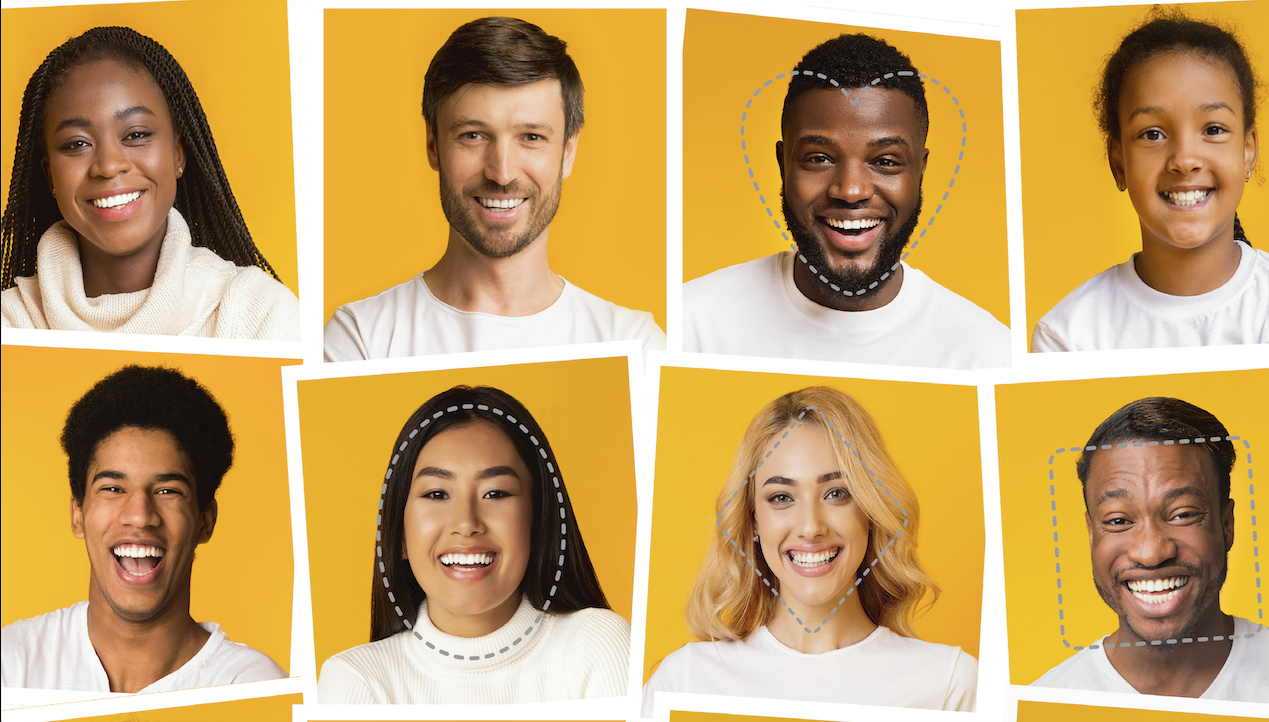 Face shapes to help identify what style of glasses work best for you