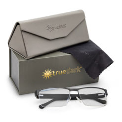 TrueDark Daylights Reading Glasses with box and case