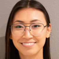 Woman Wearing TrueDark Prescription Aviator Glasses With Clear Lens