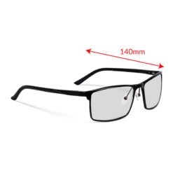 TrueDark Prescription Elite Glasses Clear Lens Side View with Measurements