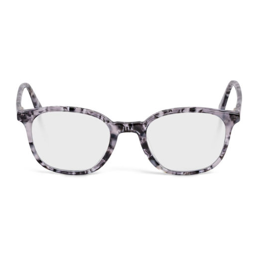 TrueDark Prescription Gray Tortoiseshell Pro Glasses Clear Lens Front View