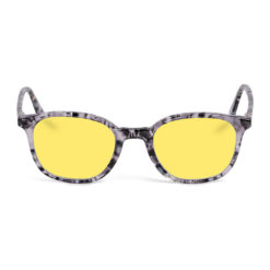 TrueDark Prescription Gray Tortoiseshell Pro Glasses Yellow Lens Front View