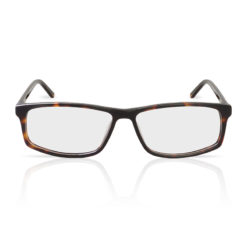 TrueDark Prescription Vista Dark Tortoiseshell Glasses with Clear Lenses