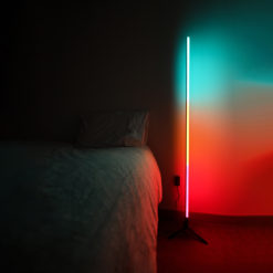 TrueLight Luna Red™ Luminaire natural daylight light floor lamp featured in the bedroom