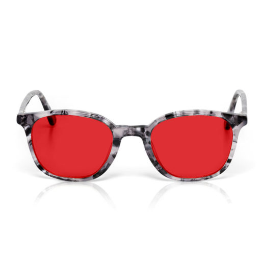 TrueDark® Twilights Grey Tortoiseshell Pro glasses front view