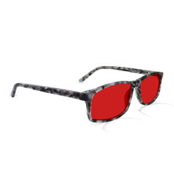 TrueDark® Twilights Grey Tortoiseshell Vista glasses side view